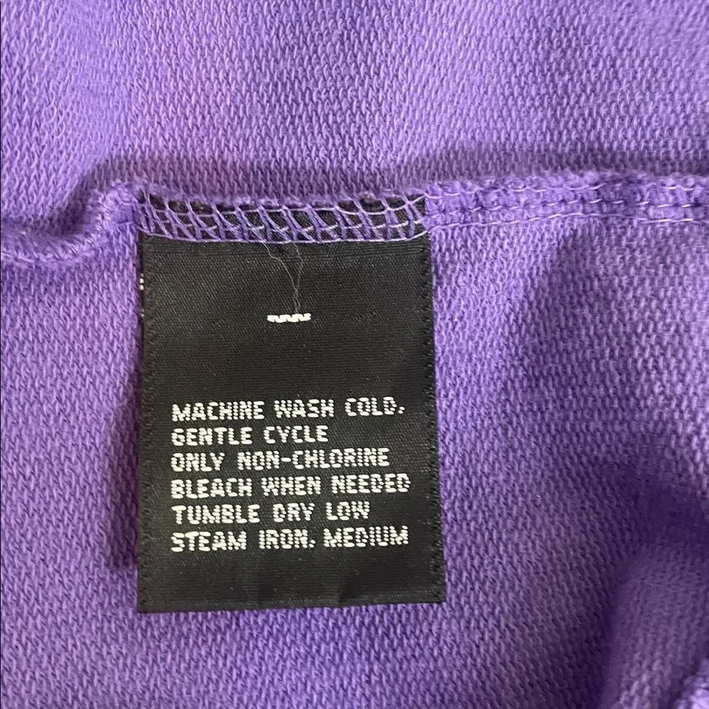 Erika Violet Zip Hoodie with White Trim